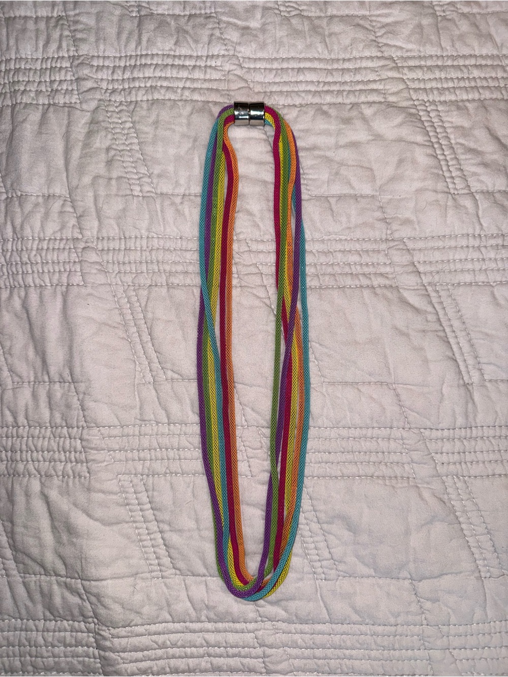 Boca Chica Metal Chain Rainbow Necklace